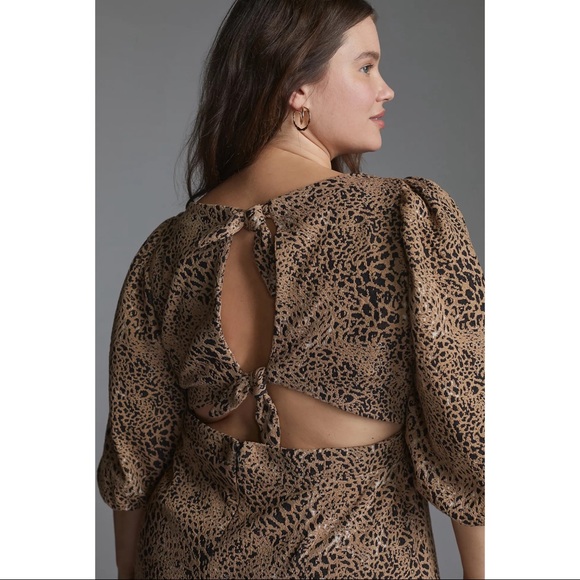 Anthropologie Maeve Knit Cut Out Dress Size 14 NWT - Picture 7 of 15